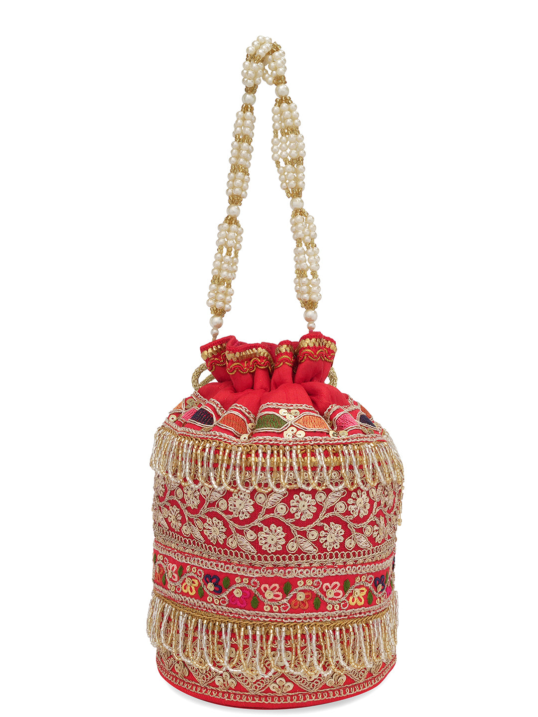 Red_Round_Potli_Bag_nidhi_rathi