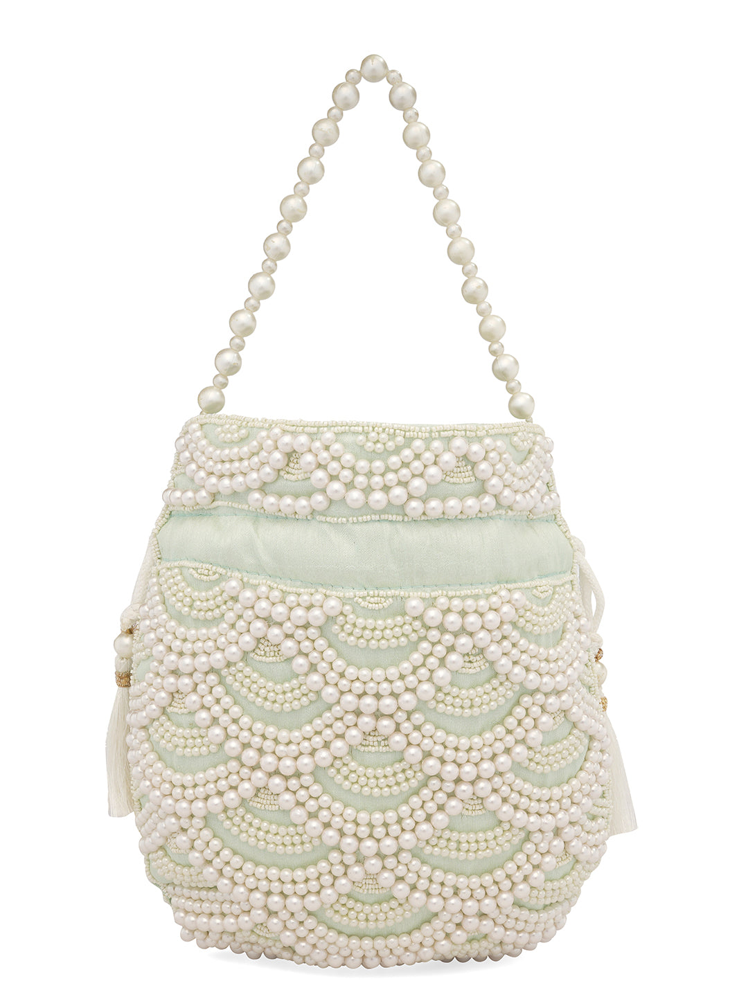 Pista_Green_Pearl_Embellised_Potli_nidhi_rathi
