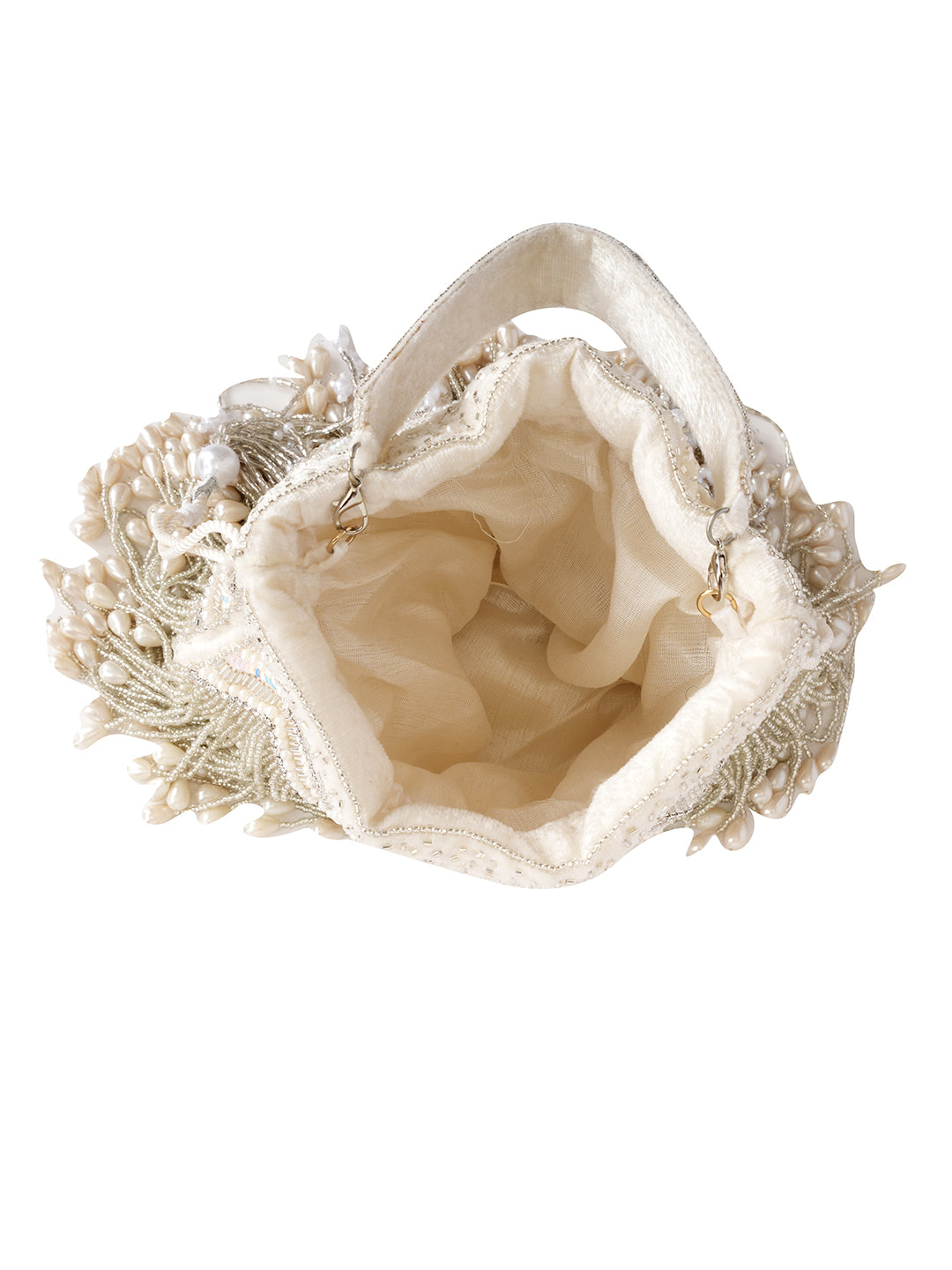 Geometric Embellished Potli Clutch