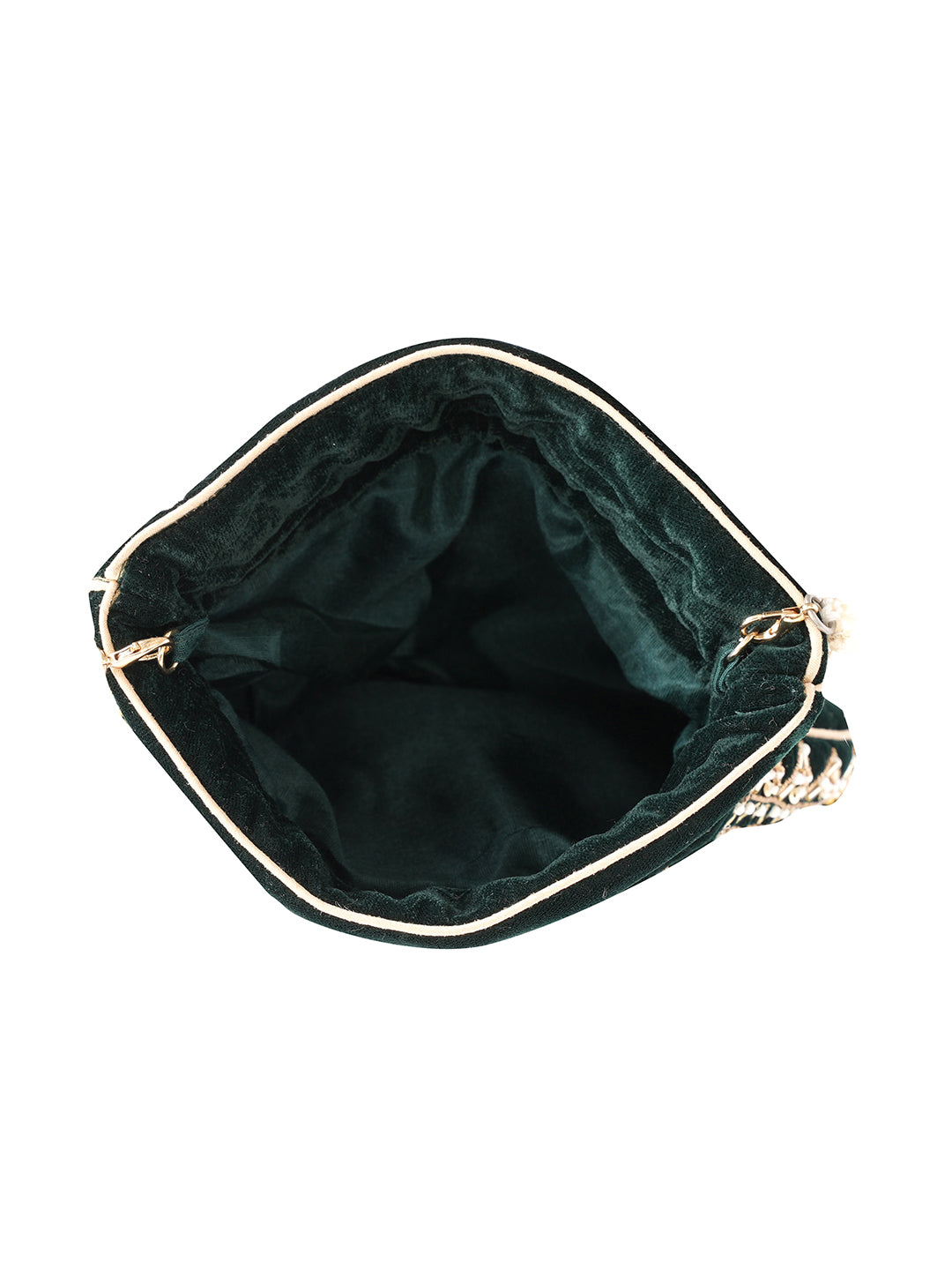 Floral Embroidered Potli Clutch