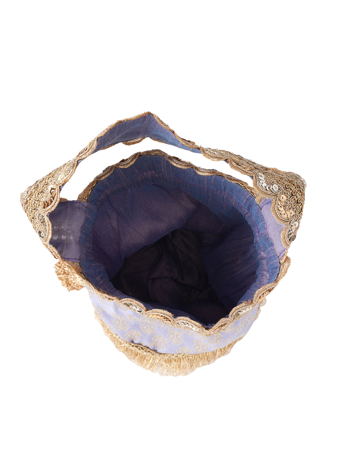 Ethnic Motifs Embellished Potli Clutch