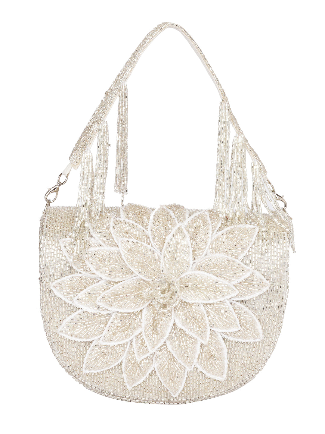 Embellished Foldover Clutch