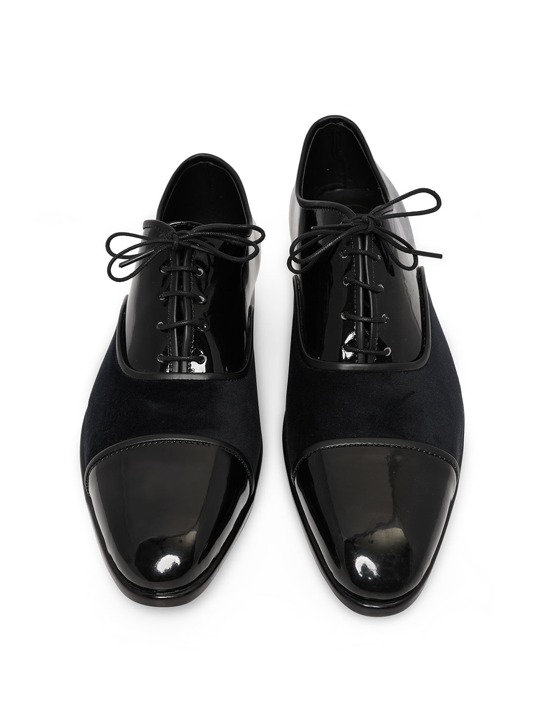 Men Square Toe Mid-Top Derbys
