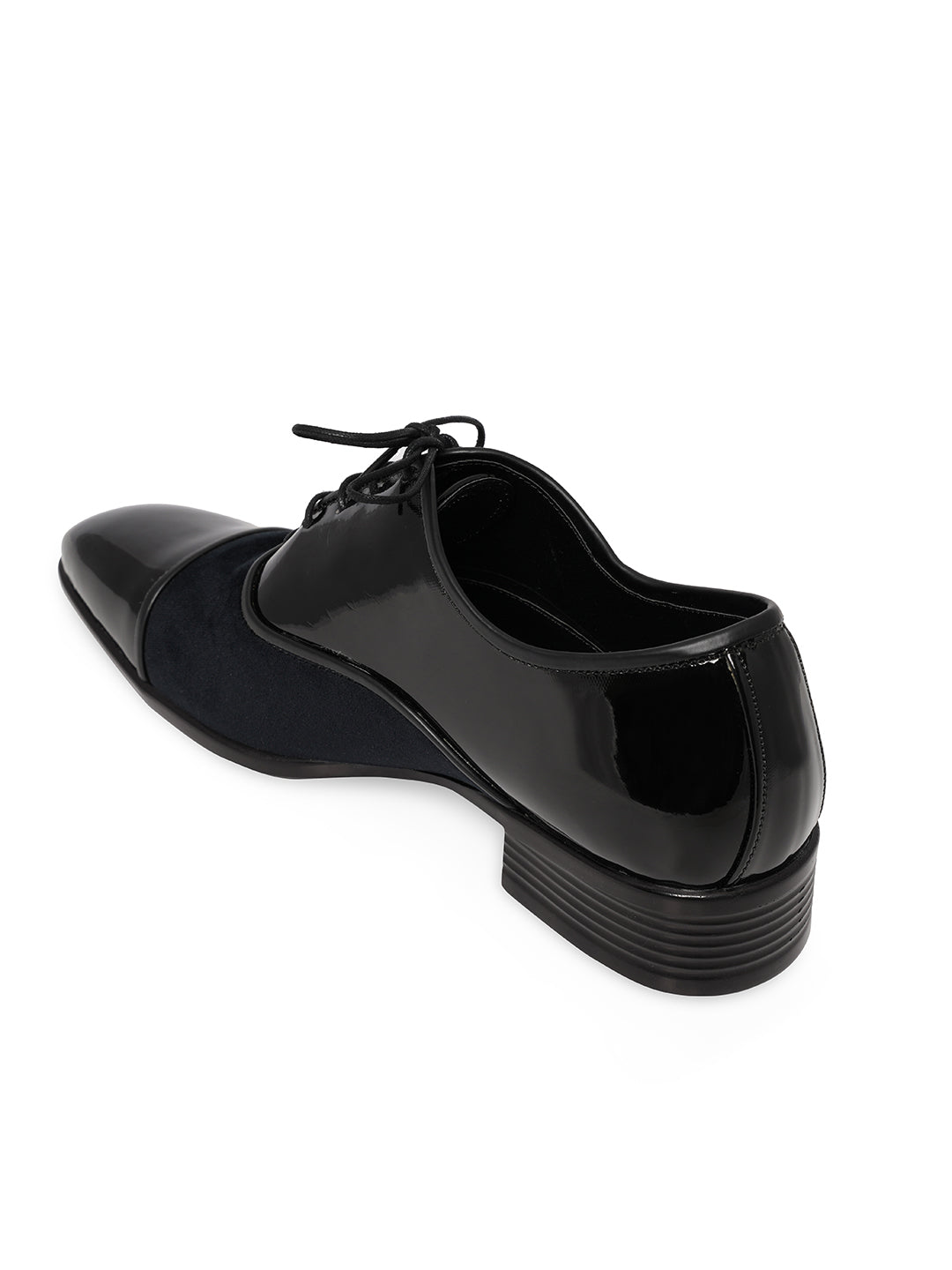 Men Square Toe Mid-Top Derbys