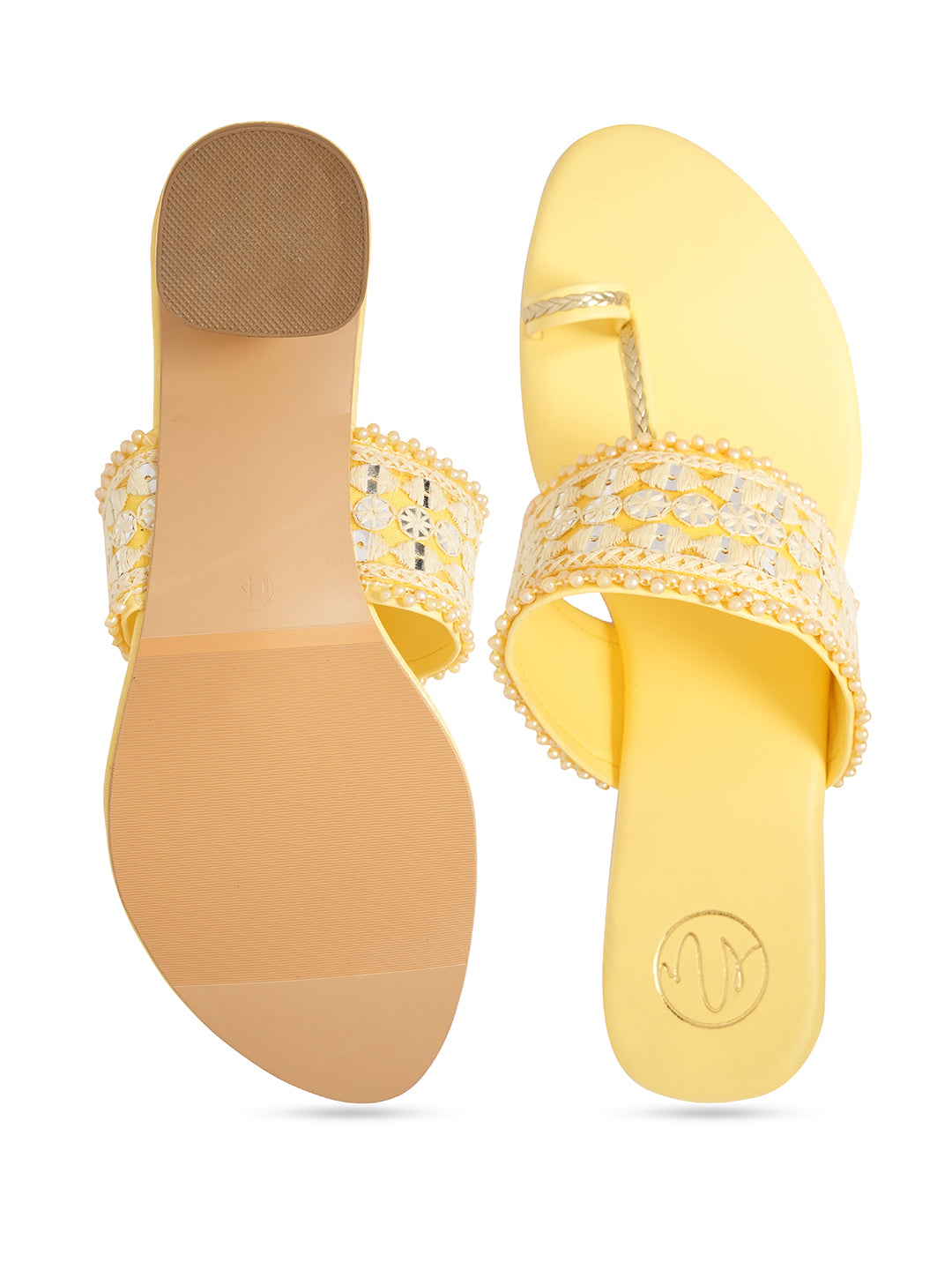 Women Embellished Block Heel Sandals