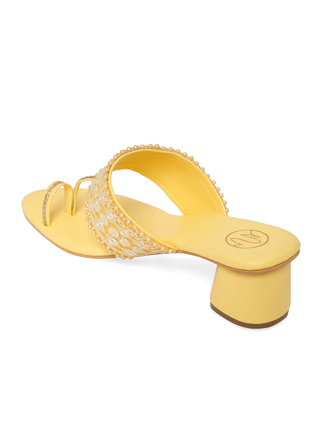 Women Embellished Block Heel Sandals