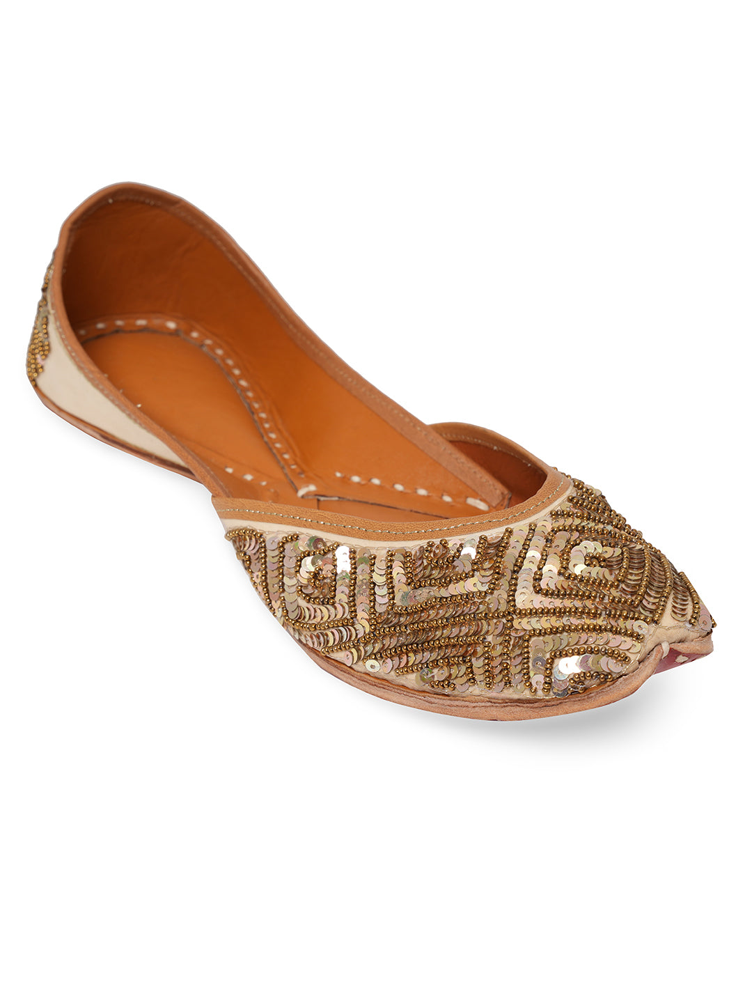 Women embroidered Mojaris Flats