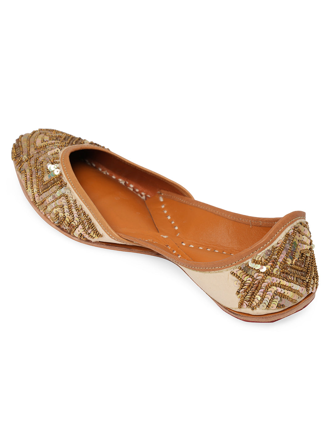 Women embroidered Mojaris Flats