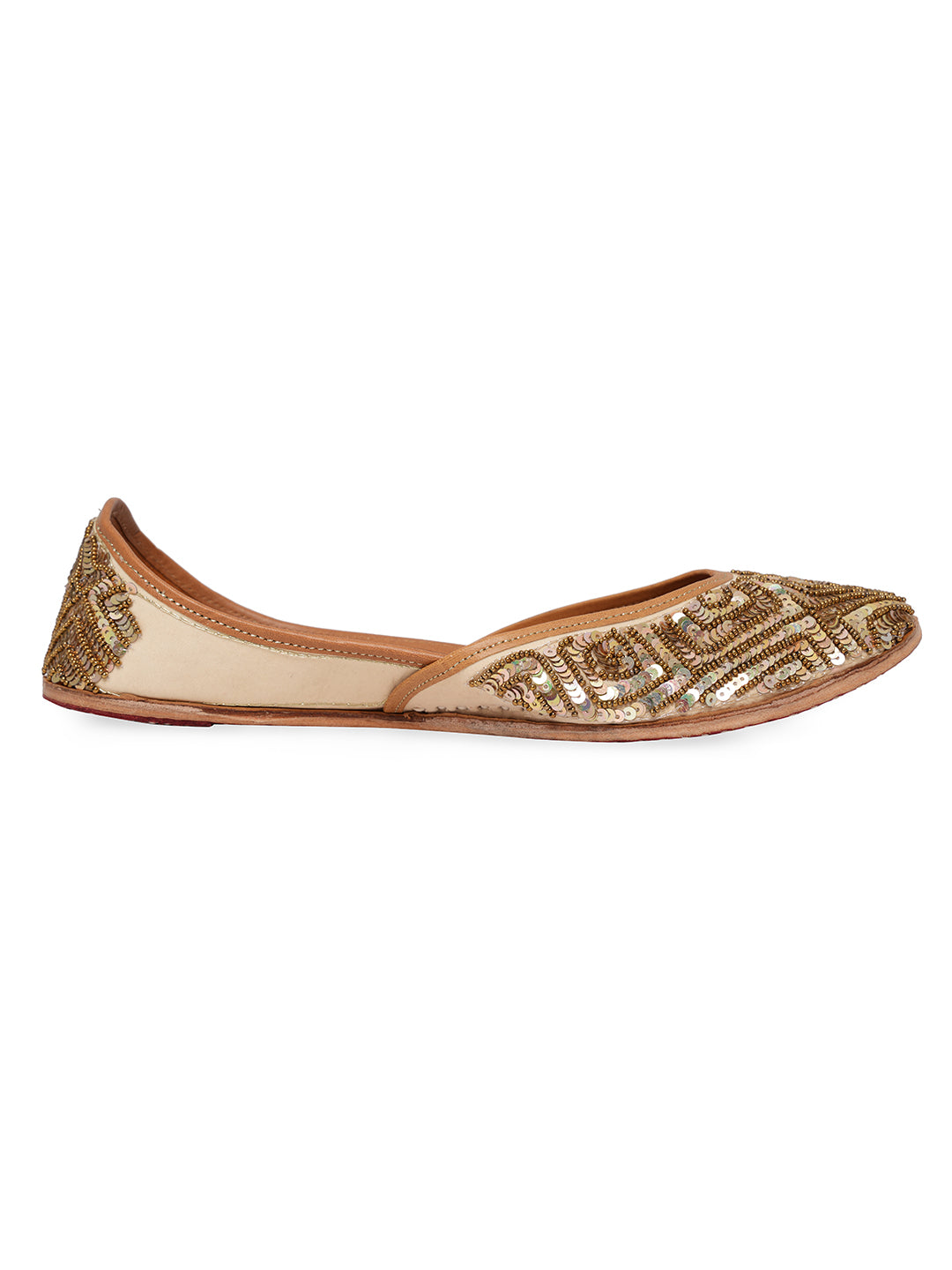 Women embroidered Mojaris Flats