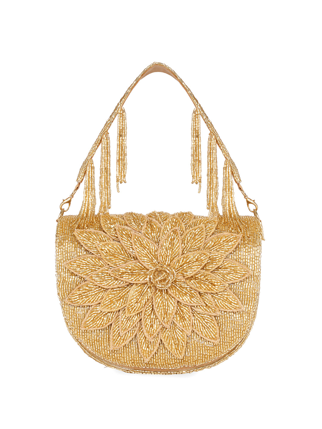Embroidered Water Resistant Box Clutch