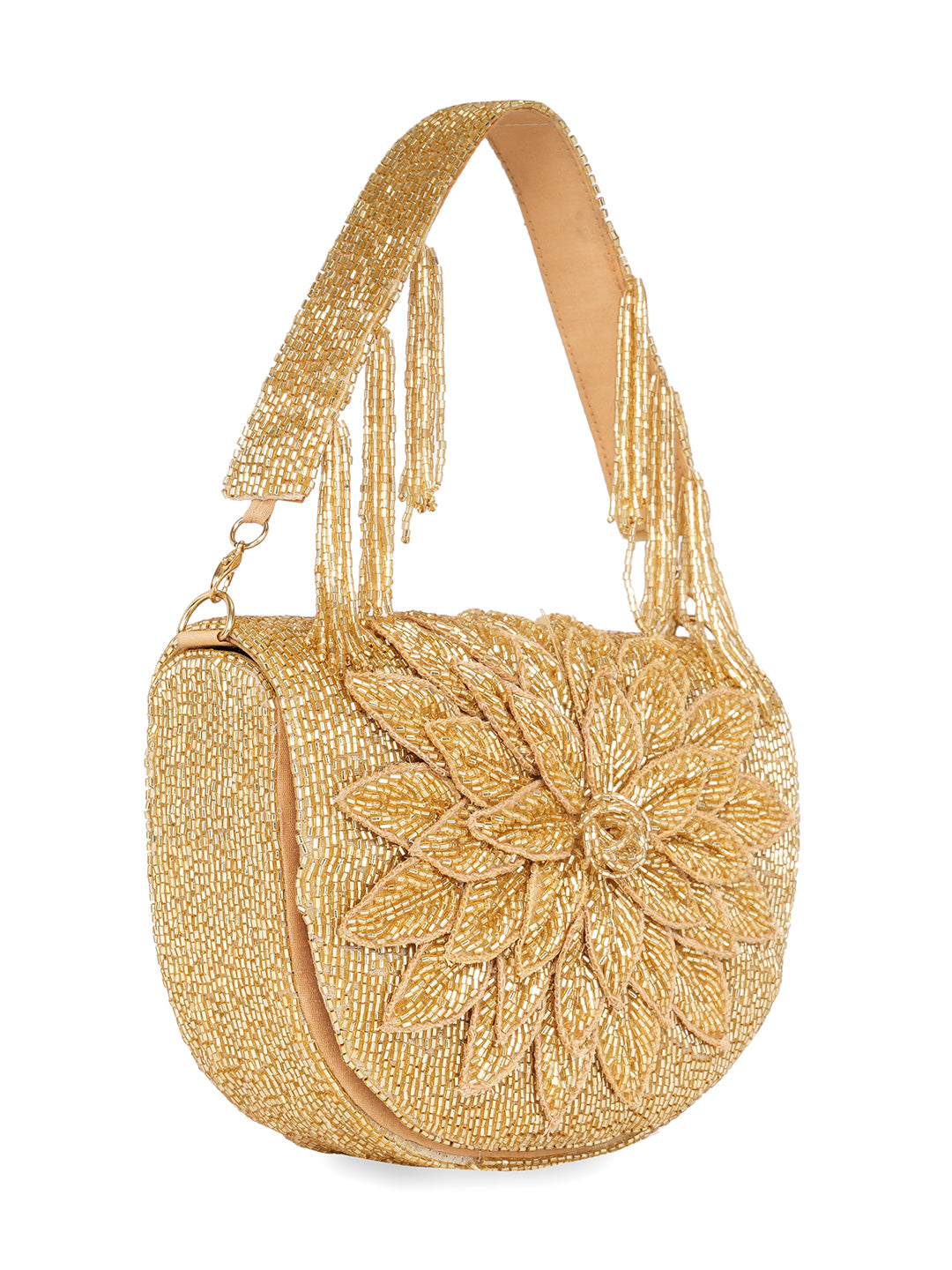 Embroidered Water Resistant Box Clutch