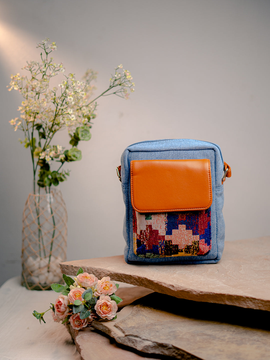 Nidhi_Rathi_Blue_Embellished_Structured_Handheld_Bag