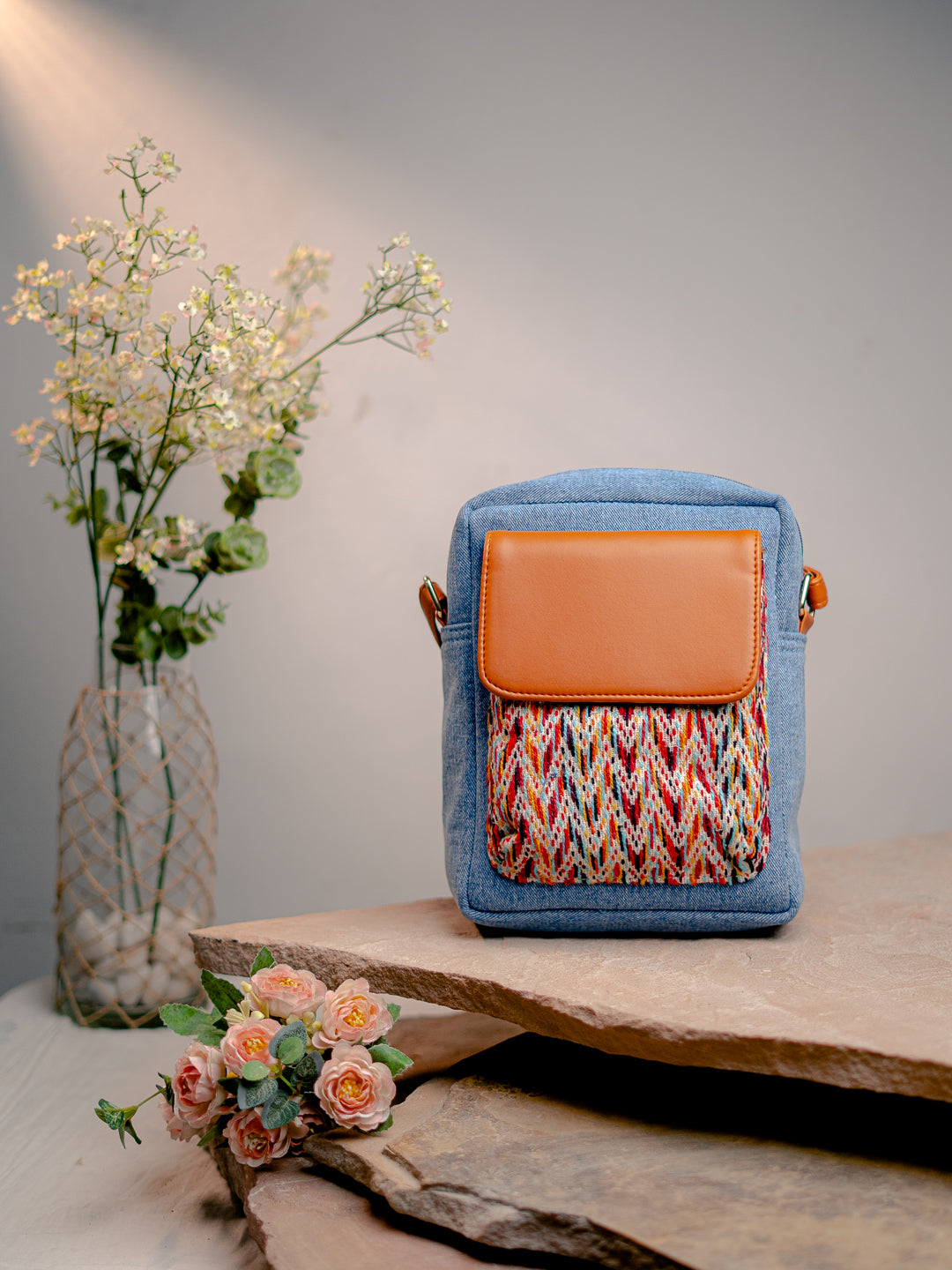 Nidhi_Rathi_Blue_Embellished_Structured_Handheld_Bag