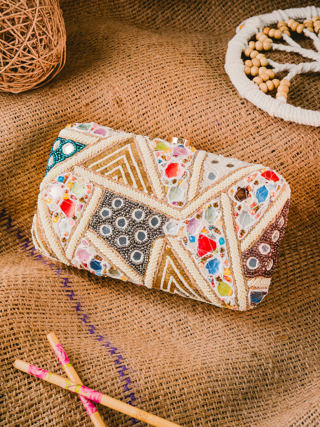 Women_Embroidered_Fabric_Box_Clutch_nidhi_rathi