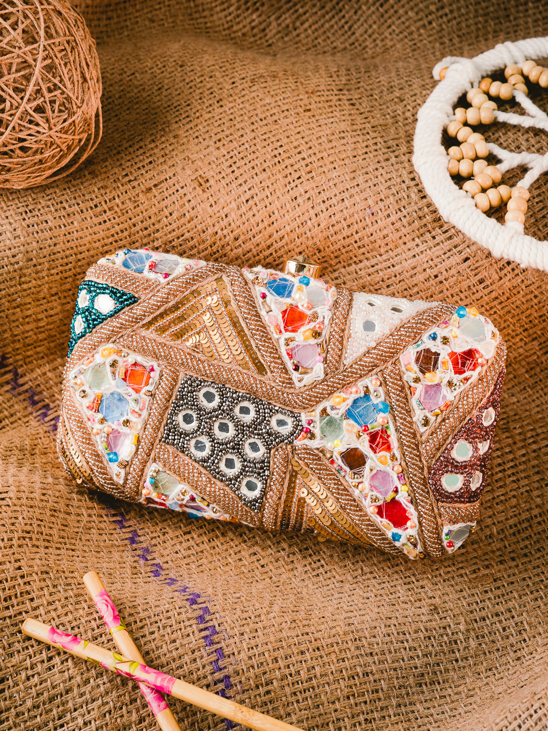 Women_Embroidered_Fabric_Box_Clutch_nidhi_rathi