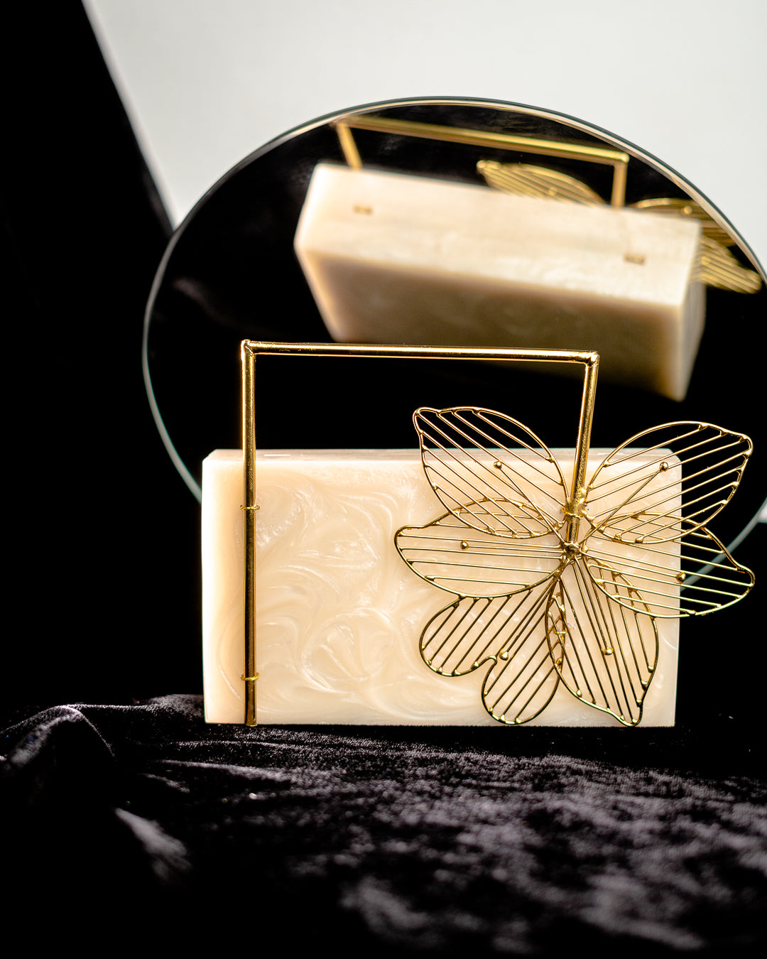 Beige_Solid_Party_Box_Clutches_With_Attractive_Brass_Handle_Nidhi_Rathi