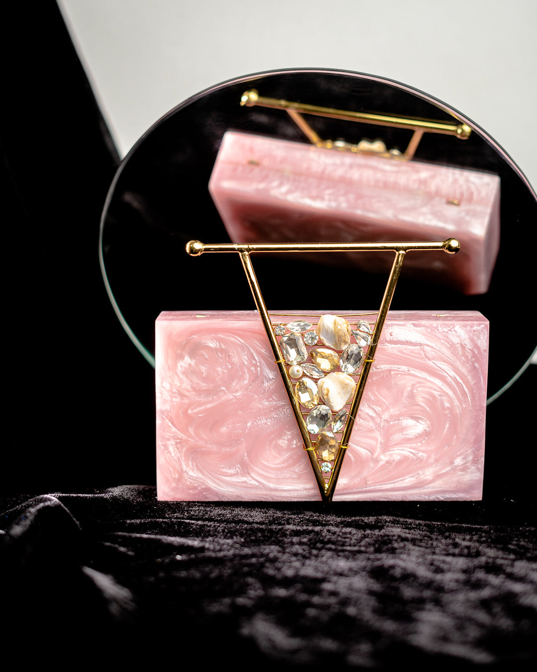 Pink_Solid_Party_Box_Clutches_With_Attractive_Brass_Handle_Nidhi_Rathi