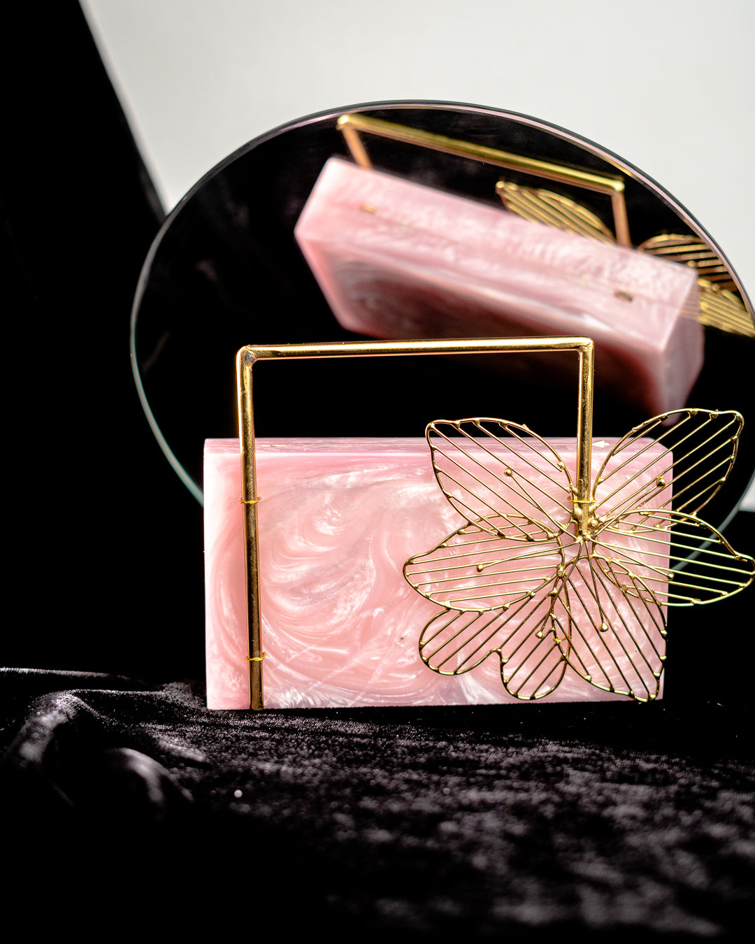 Pink_Solid_Party_Box_Clutches_With_Attractive_Brass_Handle_Nidhi_Rathi
