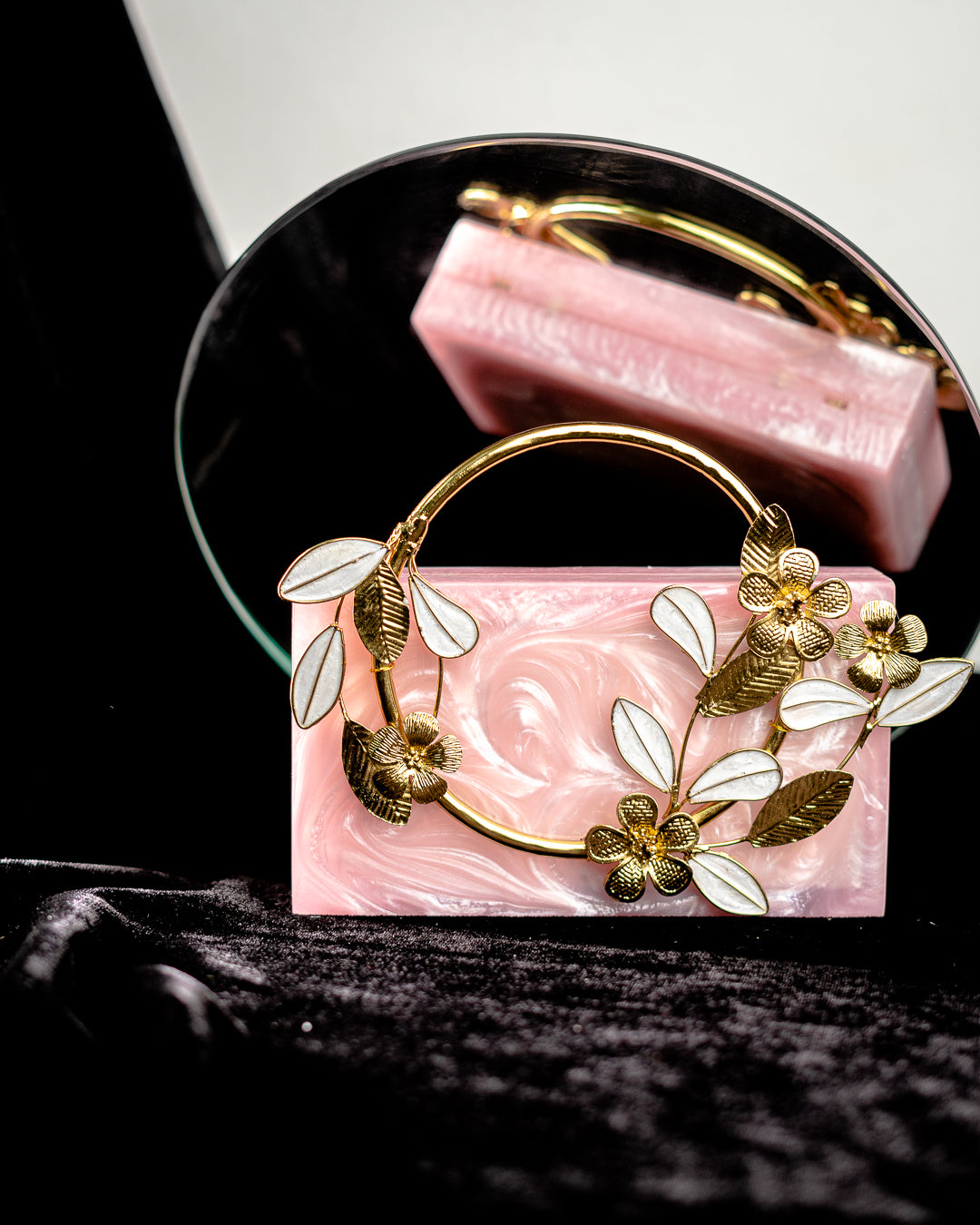 Pink_Solid_Party_Box_Clutches_With_Attractive_Brass_Handle_Nidhi_Rathi