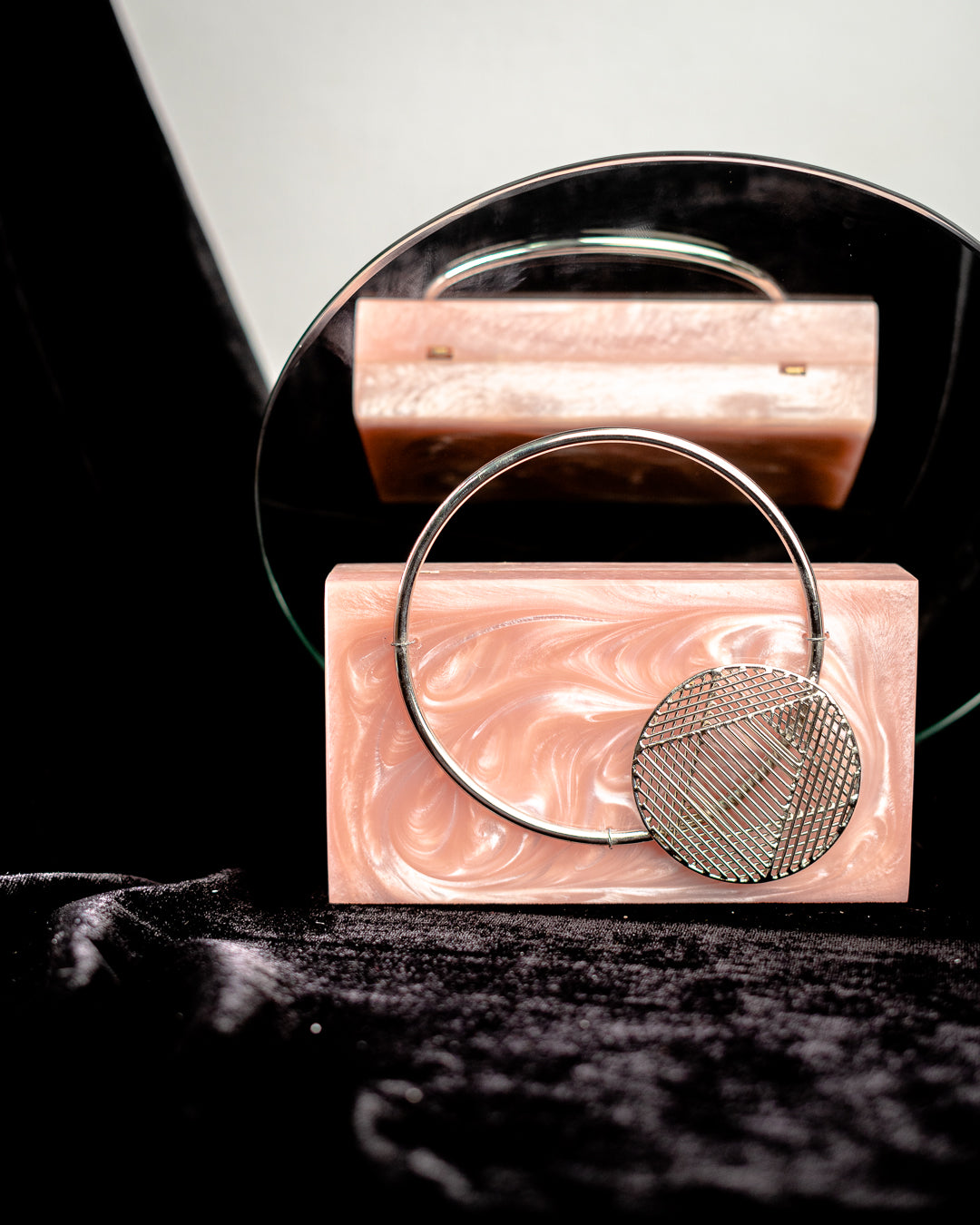 Pink_Solid_Party_Box_Clutches_With_Attractive_Brass_Handle_Nidhi_Rathi