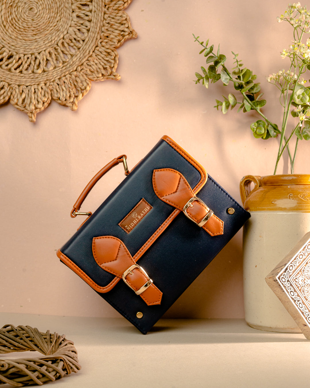 Navy_Blue_Solid_Casual_Handheld_Bag_Nidhi_Rathi