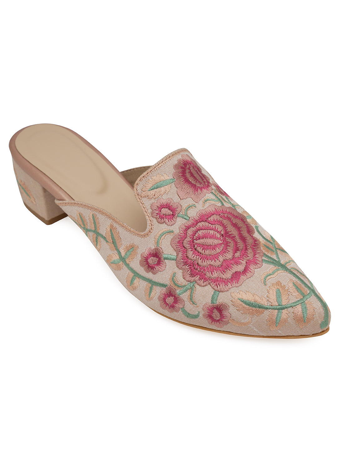 Women Embellished Block Heel Sandals