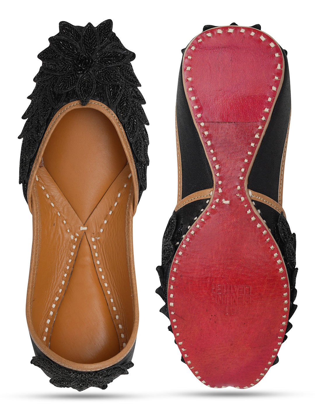NR By Nidhi Rathi Women embroidered Mojaris Flats