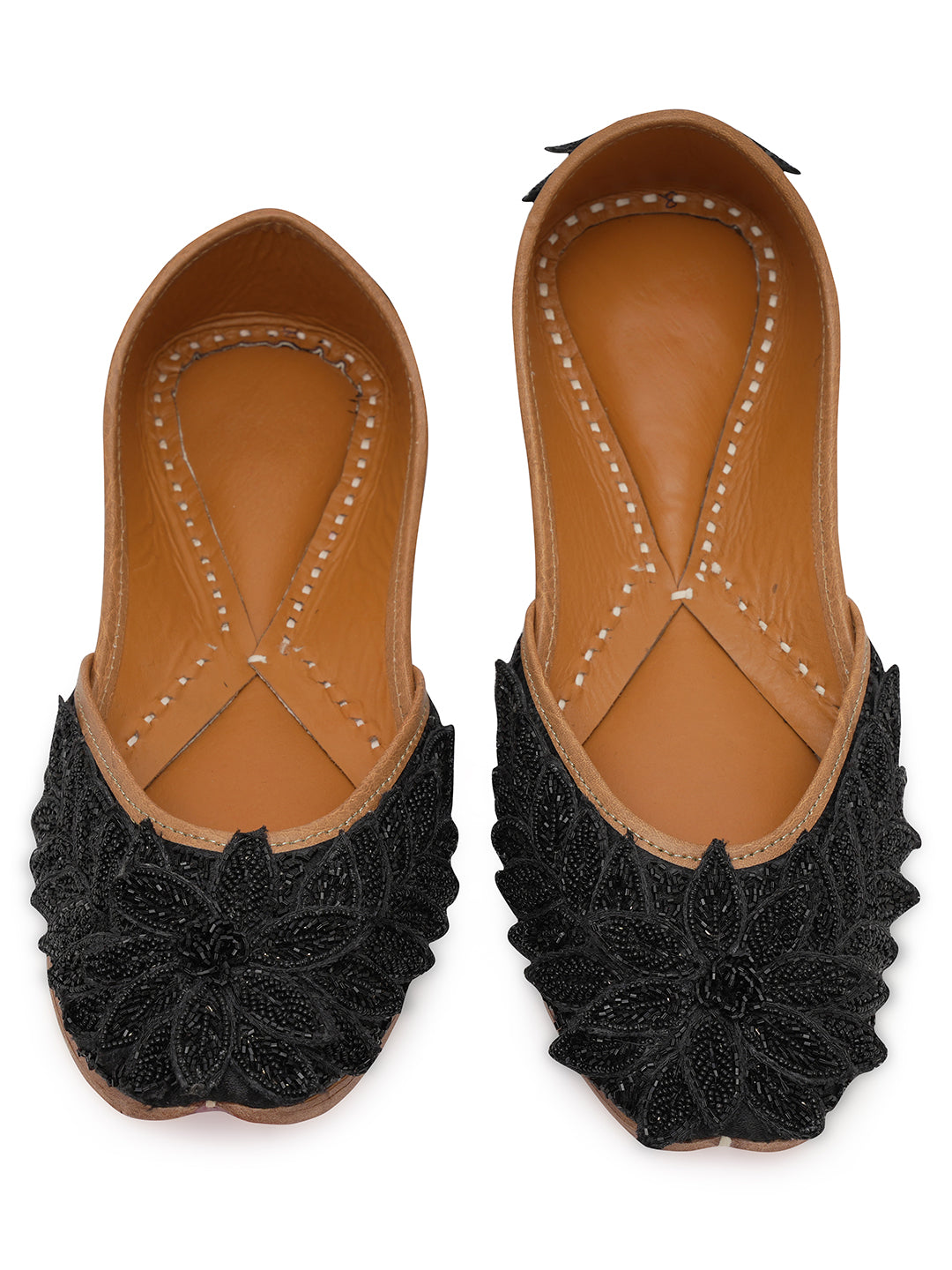 NR By Nidhi Rathi Women embroidered Mojaris Flats