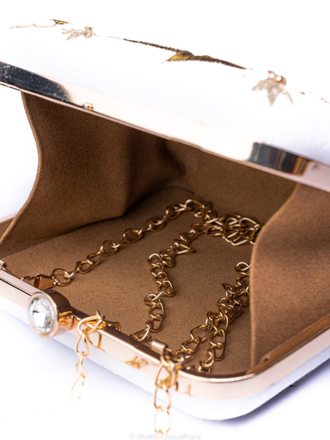 NR By Nidhi Rathi Embellished Box Clutch
