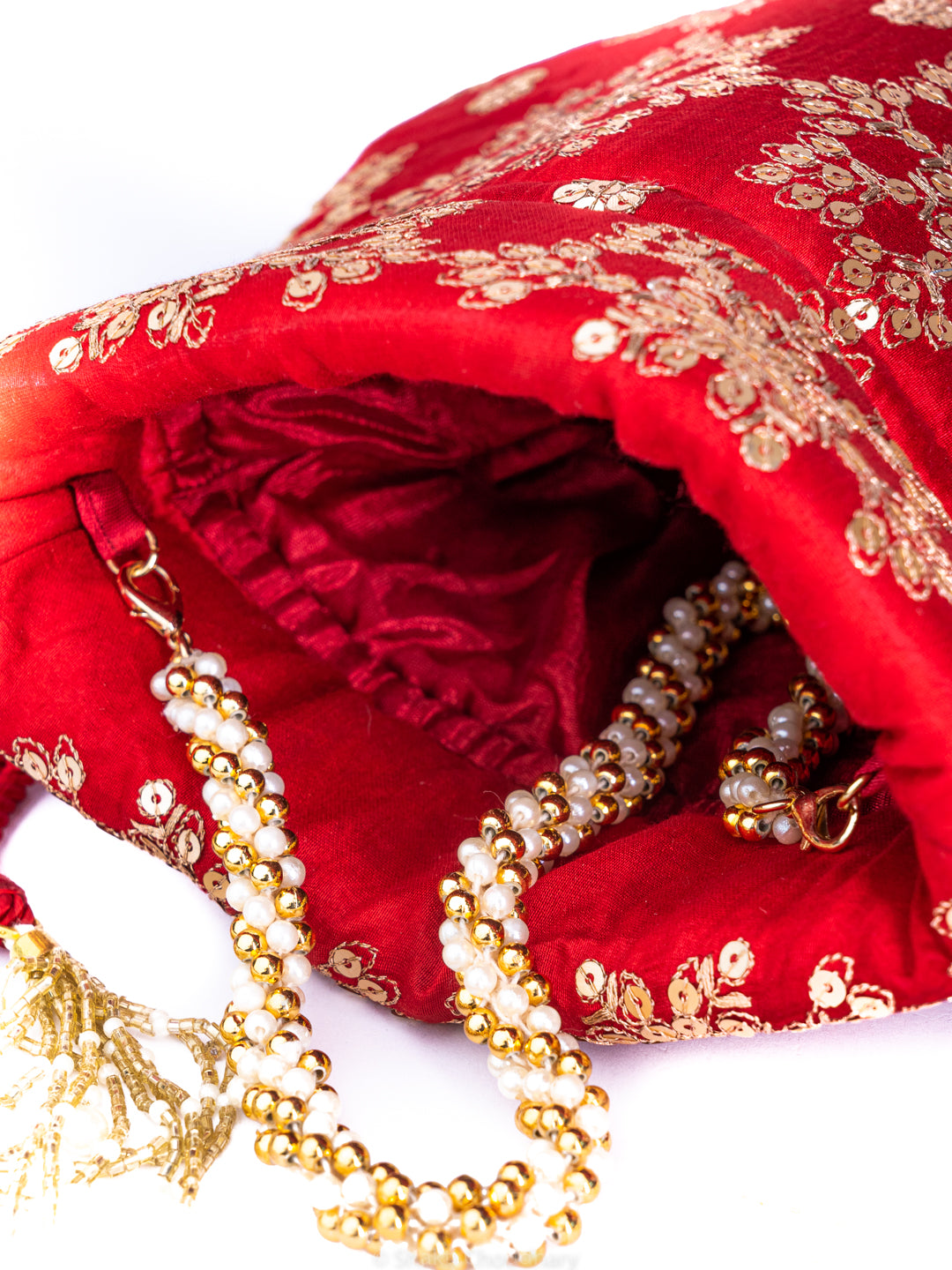 Red_Gold-Toned_Embroidered_Potli_Clutch_nidhi_rathi