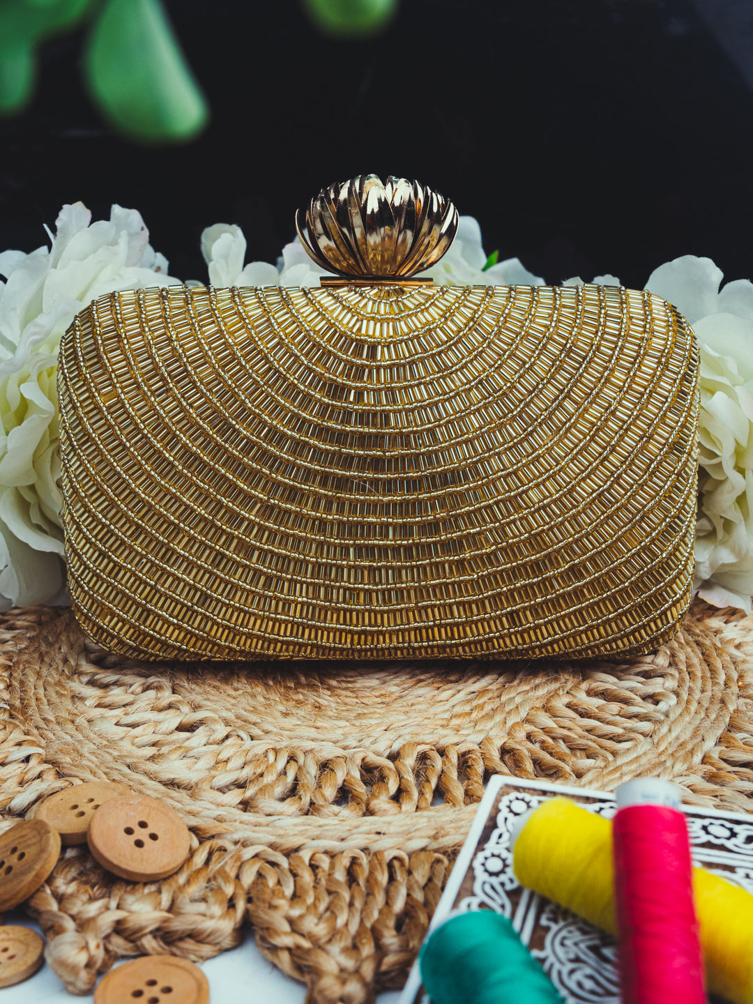 Nidhi_Rathi_Women_Gold-Toned_Hand_Embellished_Box_Clutch