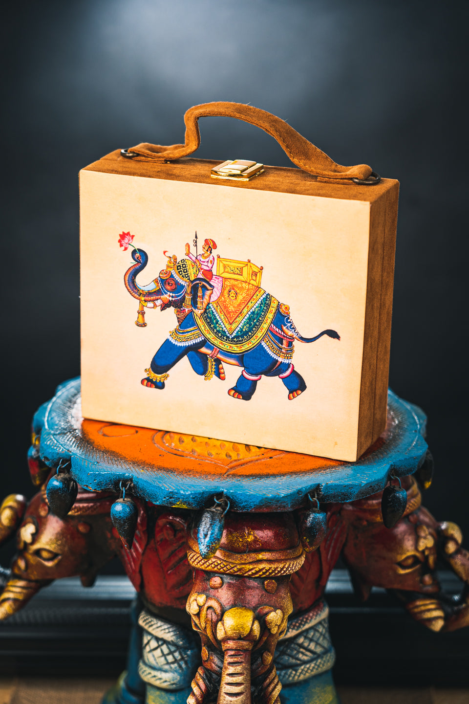 Nidhi_Rathi_Cream-Coloured_Blue_Printed_Box_Clutch
