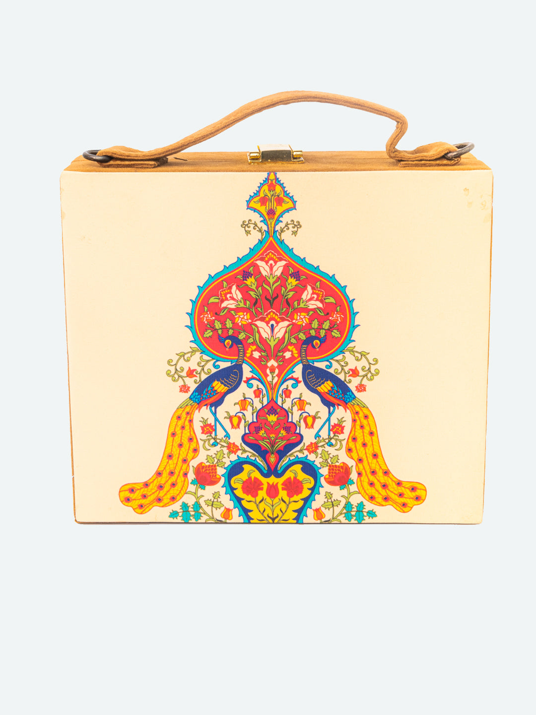 Nidhi_Rathi_Women_Beige_Mustard_Traditional_Printed_Box_Clutch