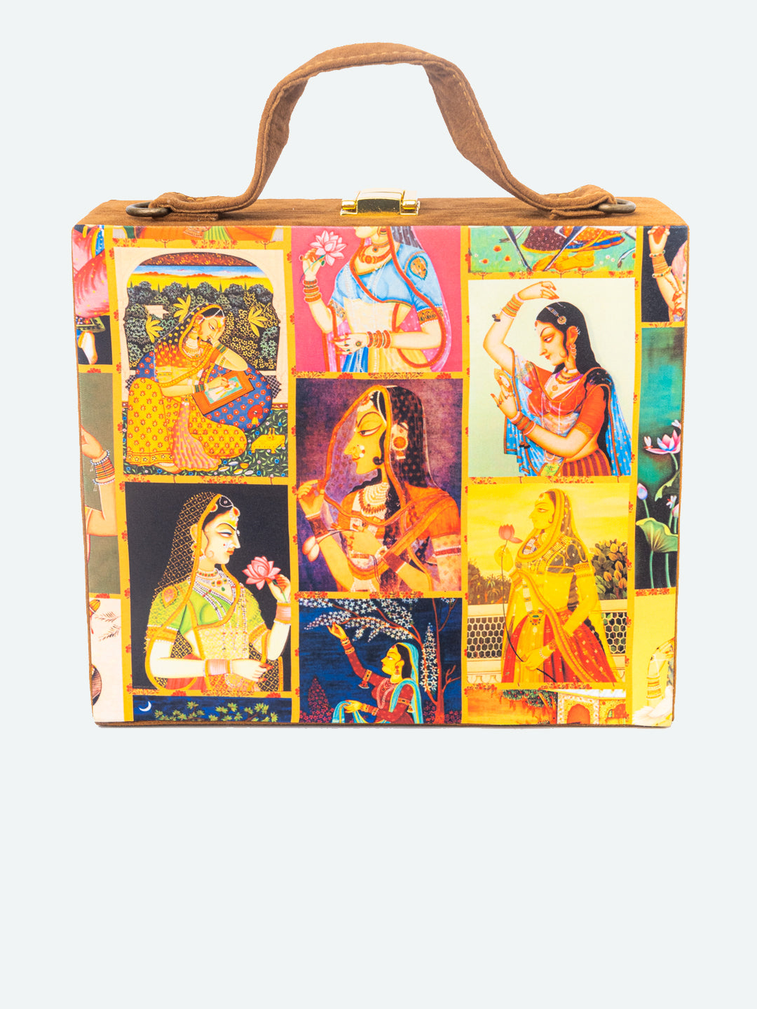 Nidhi_Rathi_Yellow_Red_Printed_Box_Clutch