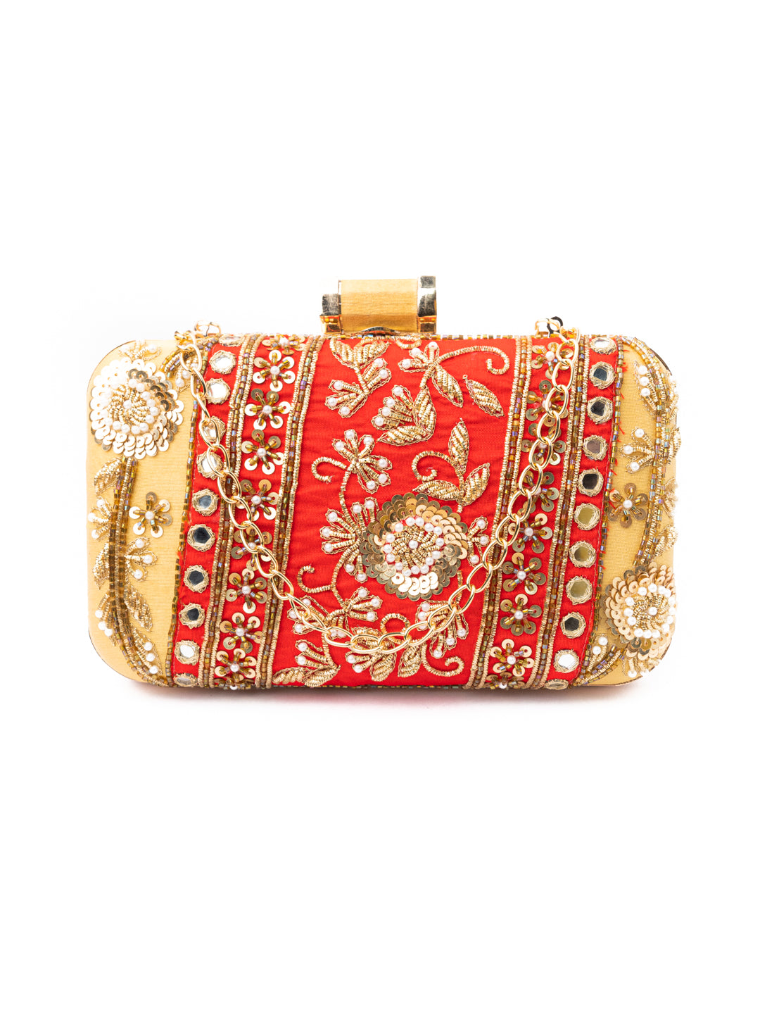 NR By Nidhi Rathi Women Red Clutches