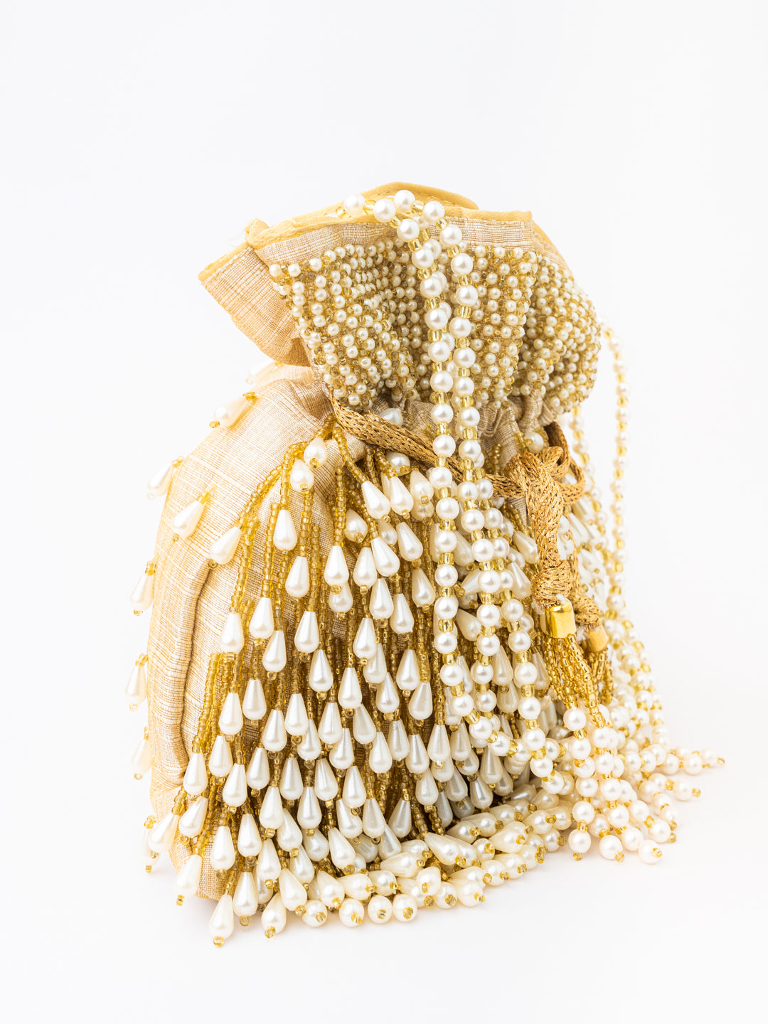 Cream-Coloured_White_Embellished_Potli_Clutch_nidhi_rathi