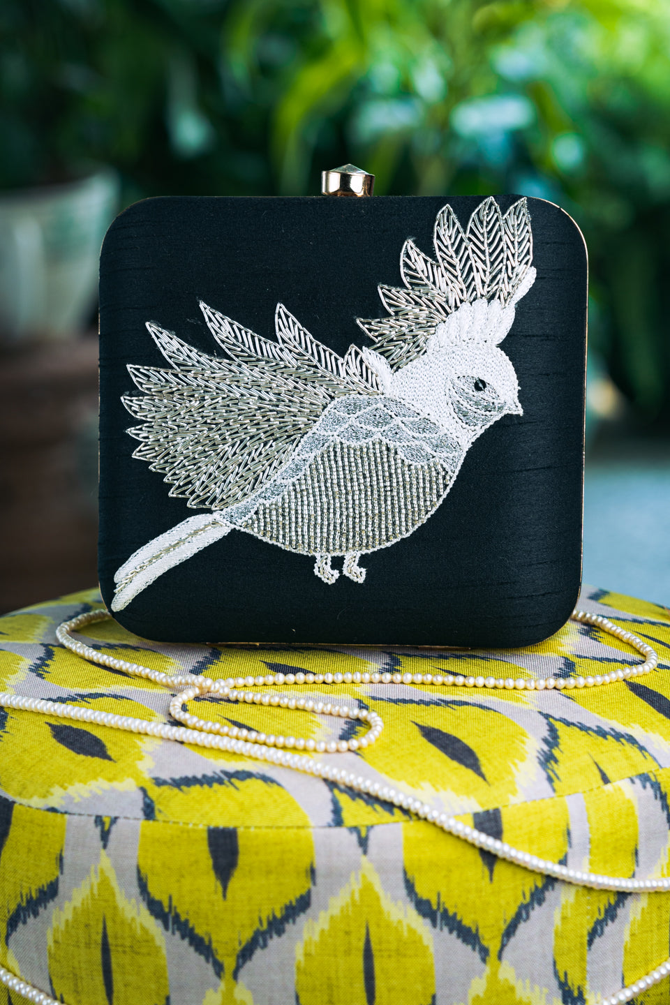 Nidhi_Rathi_Black_White_Embellished_Box_Clutch