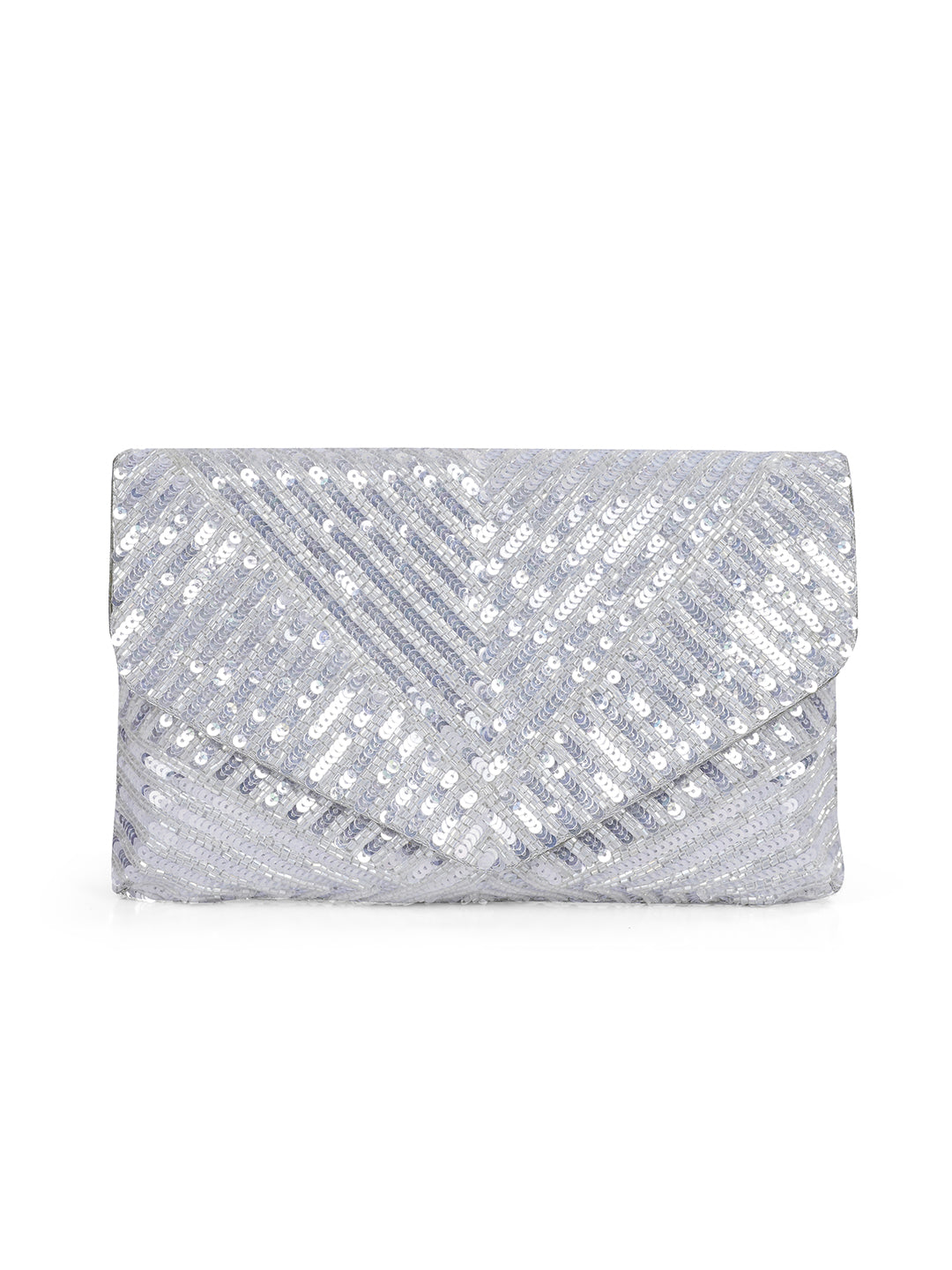 NR_Silver_Sequin_Flap_Bag_Nidhi_Rathi