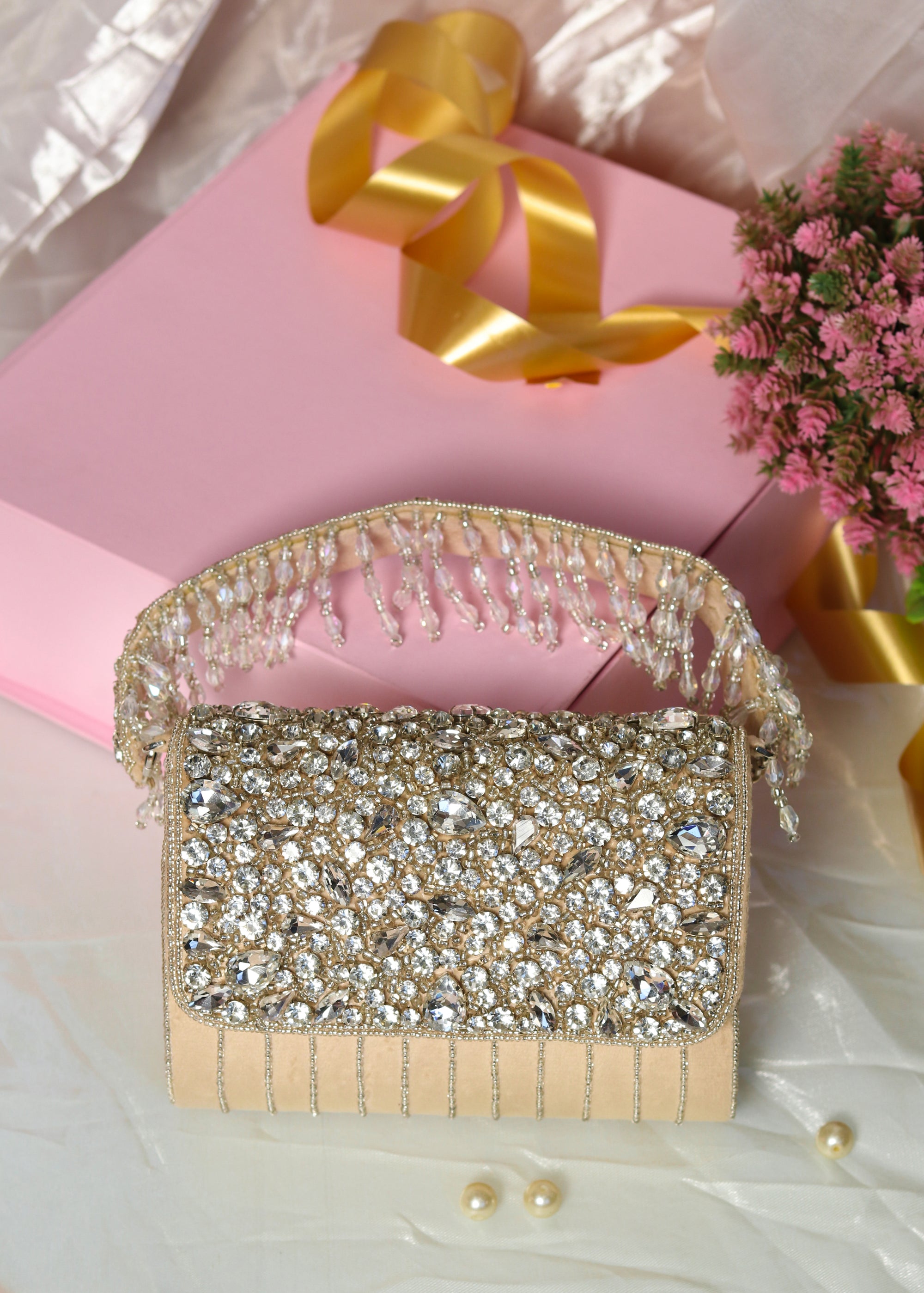 Women_Cream-Coloured_Silver-Toned_Embroidered_Tasselled_Purse_Clutch_nidhi_rathi