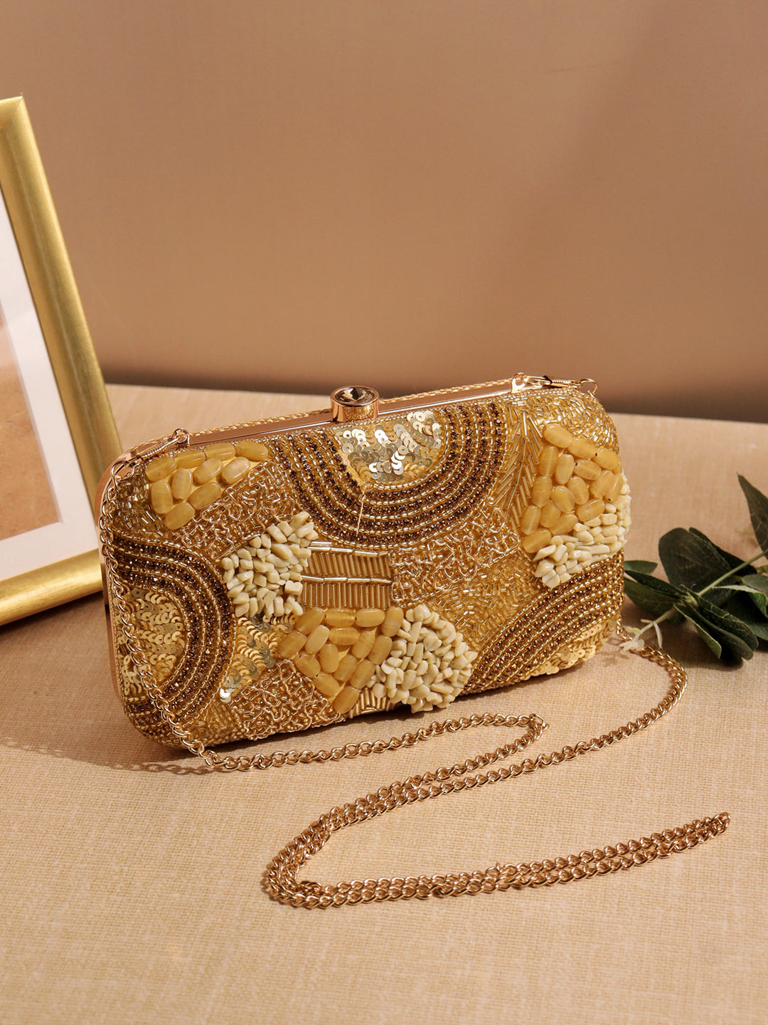 Gold_Embroidered_Casual_Box_Clutches_Nidhi_Rathi