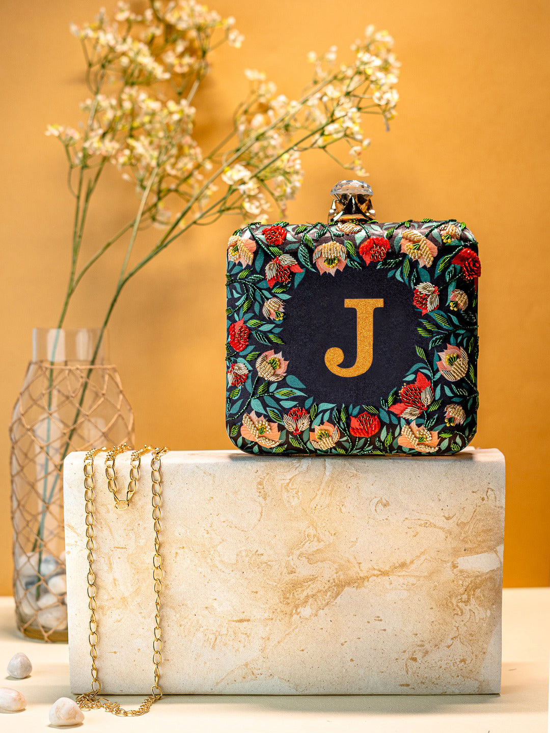 Alphabhet_Intial_Embellised_Clutch_Bag_Nidhi_Rathi