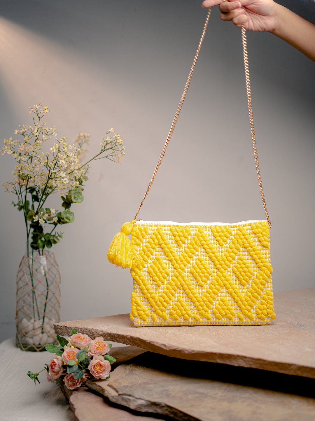 Yellow_Embroidered_Casual_Envelope_Nidhi_Rathi